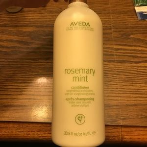 New 1L bottle of AVEDA Rosemary Mint Coniditioner